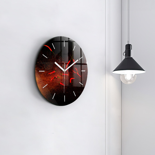 Horloge ronde Piments