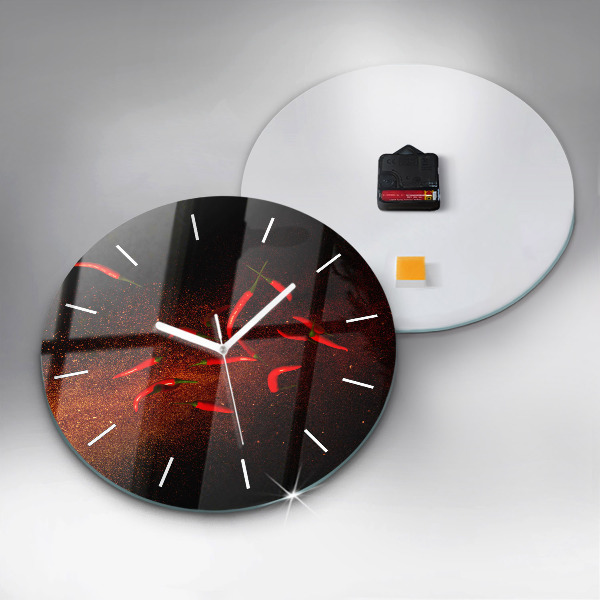 Horloge ronde Piments