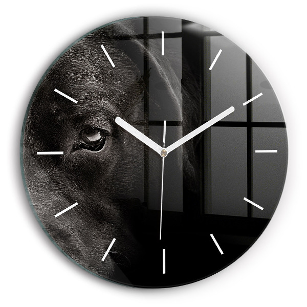 Horloge ronde Chien et chat Scottish Fold