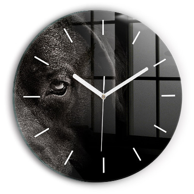 Horloge ronde Chien et chat Scottish Fold