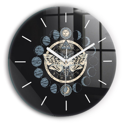 Horloge ronde Phases de la lune