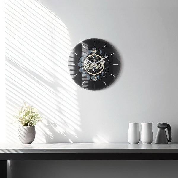 Horloge ronde Phases de la lune