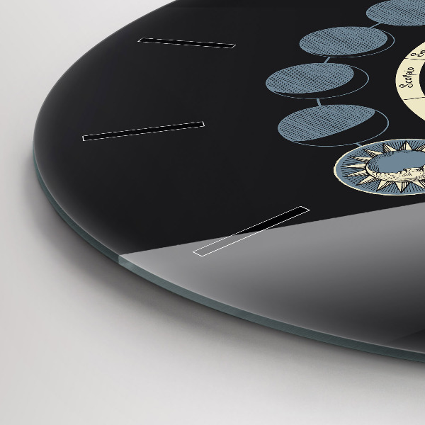 Horloge ronde Phases de la lune