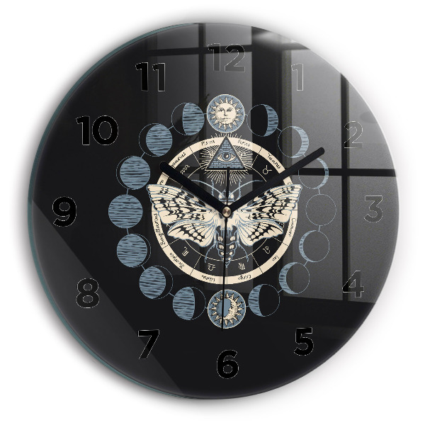 Horloge ronde Phases de la lune
