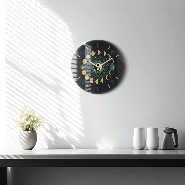 Horloge ronde Phases de la lune