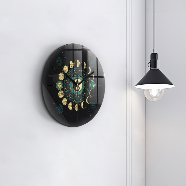 Horloge ronde Phases de la lune