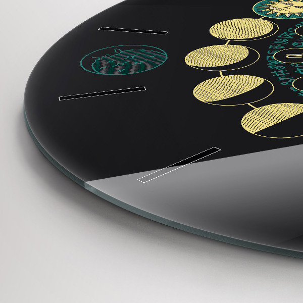 Horloge ronde Phases de la lune