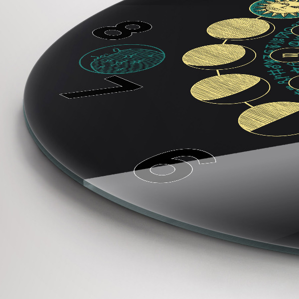 Horloge ronde Phases de la lune