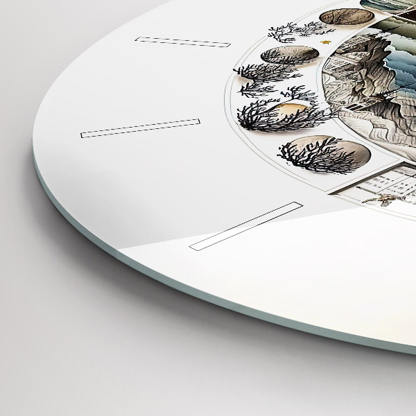 Horloge ronde Horloge astronomique