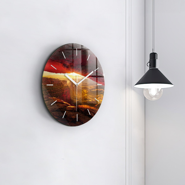 Horloge ronde Grand Canyon Arizona