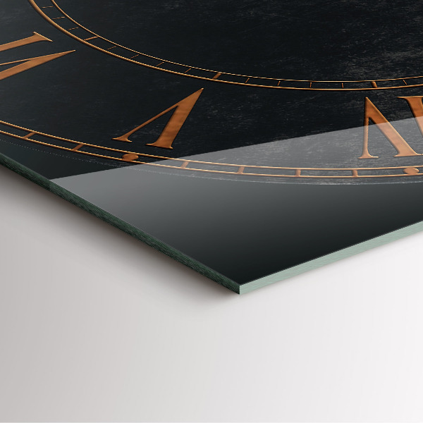 Horloge murale carrée élégant Anciens chiffres romains