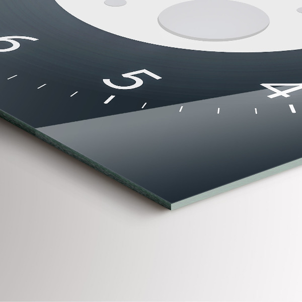 Horloge murale carrée élégant Pleine lune