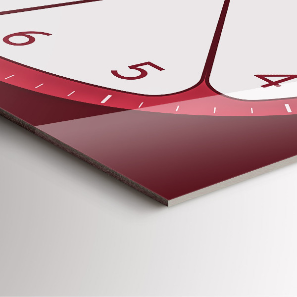 Horloge murale carrée élégant Fruits coupés