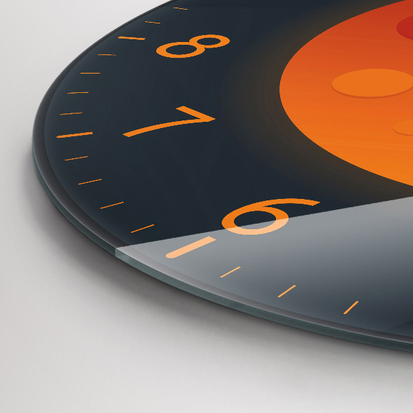 Horloge ronde murale Pleine lune