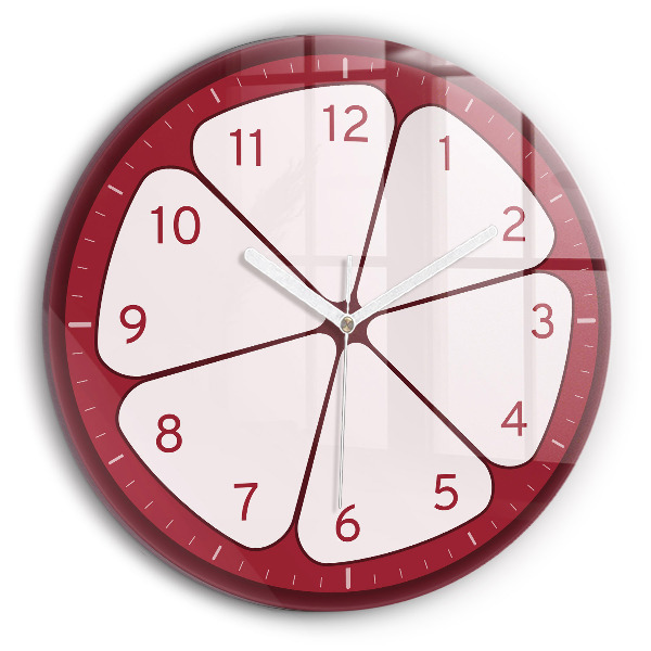 Horloge ronde murale Fruits coupés