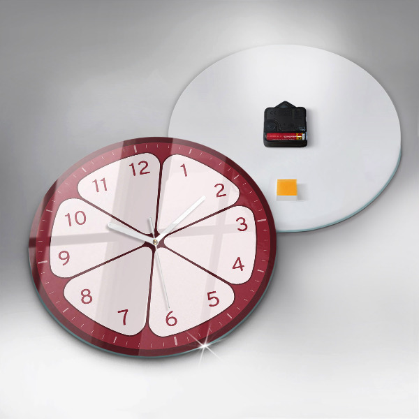 Horloge ronde murale Fruits coupés