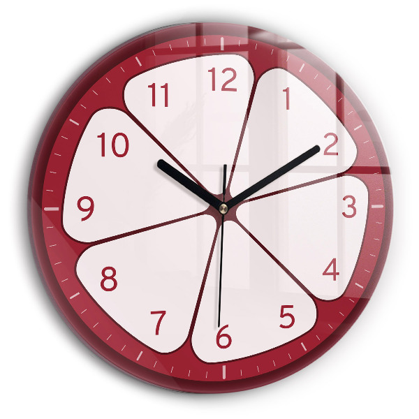 Horloge ronde murale Fruits coupés