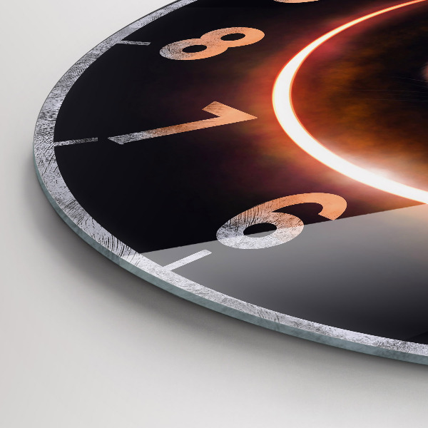 Horloge ronde murale Chat magique